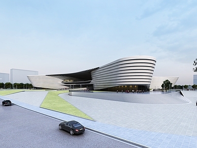 现代艺术风格建筑 文体标志建筑