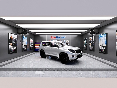 现代汽车4S店 汽修店 洗车店 贴膜店