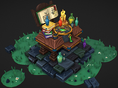 其他生活用品 炼金实验室 炼金术师 魔法师 法师道具