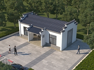 中式公厕 古建厕所 中式厕所