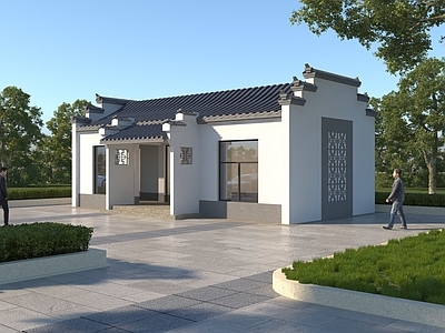中式公厕 古建厕所 中式厕所 驿站