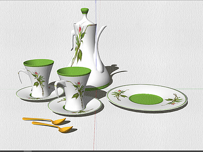欧式美式摆件组合 茶具 餐具