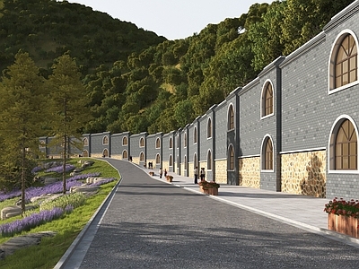 中式商业街 古建商业街