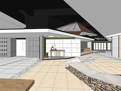 现代简约其他店铺 瓷砖 展厅
