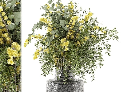 现代新中式花艺 花瓶 花艺 花束