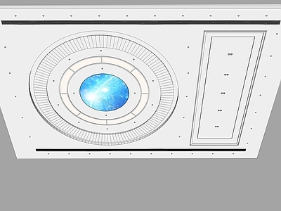 现代吊顶 办公空间吊顶 简约吊顶 办公大厅吊顶 灯膜吊顶 圆形吊顶