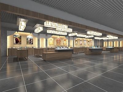 现代中式博物馆 展厅