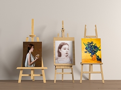 画具 画具 画架 颜料 画笔 画板 黑
