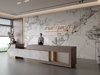 现代前台 公司前台 酒店前台 美容院前台