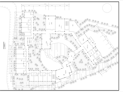 新中式简约民宿建筑 新中式民宿 宋式美学民宿 新中式酒店 宋式美学酒店 庭院式民宿 施工图