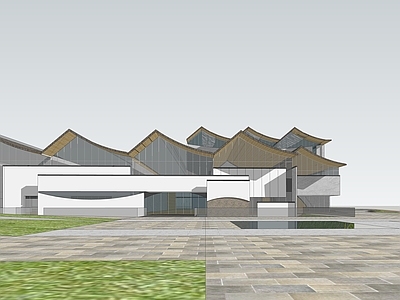 现代展览馆建筑 展览馆