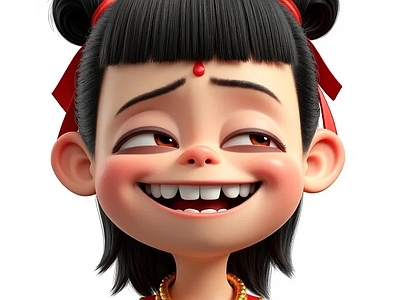 现代纸书本 哪吒头像海报