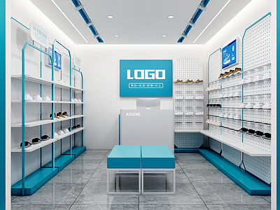 现代服装店 鞋店 运动鞋 球鞋