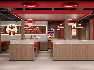 现代其他餐饮空间 炒鸡店 中式炒鸡 大盘鸡 火锅店