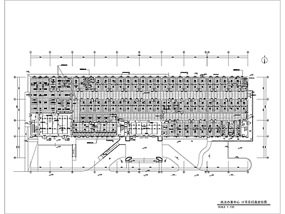 现代整体办公空间 执法办案管理中心 办公空间 施工图