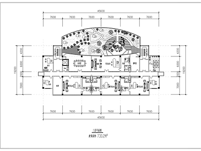 现代其他商业建筑 银行办公设计方案 施工图