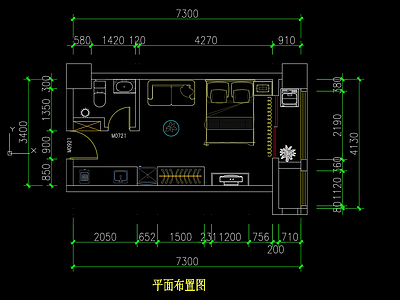 公寓 公寓装 平面图