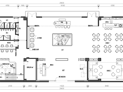 新中式售楼处 431㎡ 新中式 售楼处 施工图