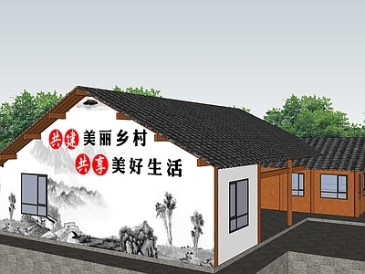 新中式中式木屋 乡村振兴木屋改造