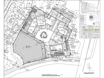 现代办公楼建筑 游客用房 服务配套房 一至二层 多层办公楼 施工图