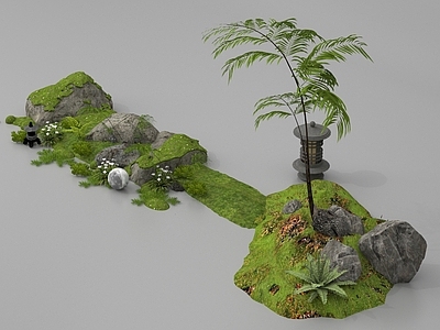 现代其他景观 植物组合 植物堆 植物造景