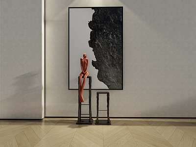 现代禅意艺术装置 挂画 摆件 玄关小品 装饰