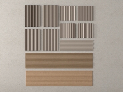 现代护墙板 波浪板