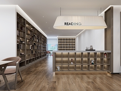 现代极简书店 书吧