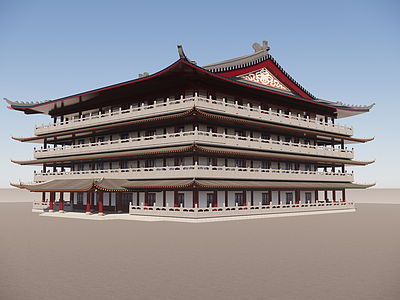 中式古建筑 古建筑