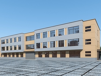 现代其他公共建筑 多层办公楼