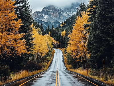 现代街道外景 道路 街道夜景 走廊