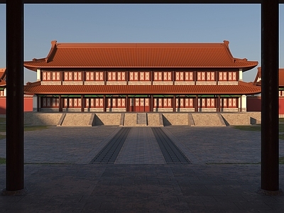 新中式中式古建 中式古建 鸿慈永祜 北方古建筑 太和殿 古建筑