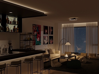 现代意式酒吧 家庭酒吧 homebar 社交酒馆 小酒馆 吧台