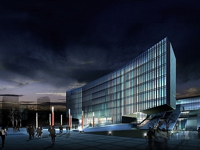 现代鸟瞰规划 城市户外建筑