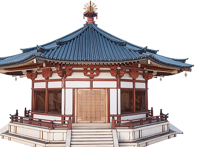 中式古建筑 中式古凉亭