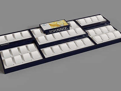 现代珠宝店 展示道具 道具陈列 道具设计 钟表道具