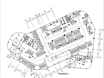 现代其他工装空间 地下停车场 施工图