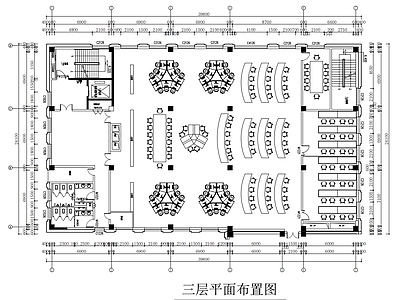 现代整体办公空间 办公空间 空调 水电 施工图