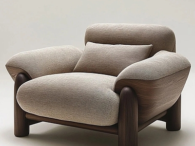 现代休息区 新中式休闲椅