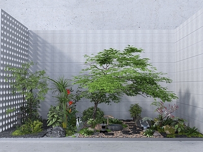 现代住宅景观 室内景观