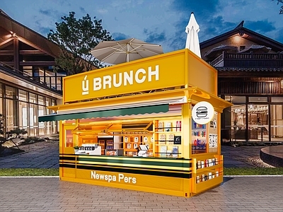 集装箱 集装箱集市摊位 集装箱店铺建筑 集装箱咖啡店 现代集装箱商铺