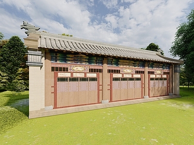 中式古建筑 古代民居建筑