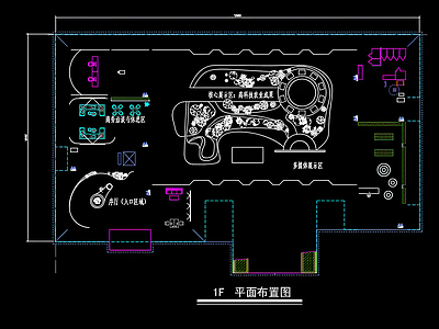 现代其他文化空间 农产品展厅 施工图