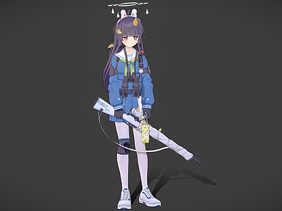 女人 霞泽美优 卡通人物 风格女孩 美少女 二次元少女