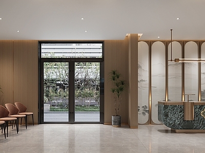 新中式茶餐厅 新中式茶餐厅前台 茶餐厅等待区