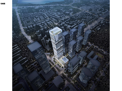 现代办公楼建筑 深圳科技联合大厦 办公楼平面图 高层办公楼 平立剖全套图纸 施工图