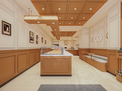 现代甜品面包店 烘焙店 面包店