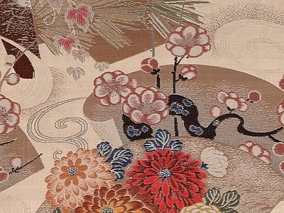 日式丝绸 日式和风布纹 日式布纹纹理
