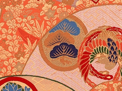 日式丝绸 日式和风布纹 日式布纹纹理