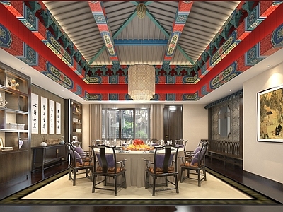 中式包厢 餐厅包厢 酒店包厢
